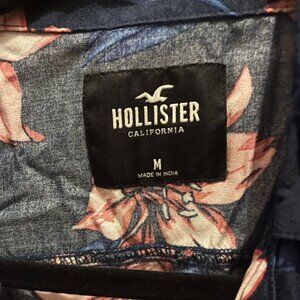 Hollister Floral Short Sleeve Button Down